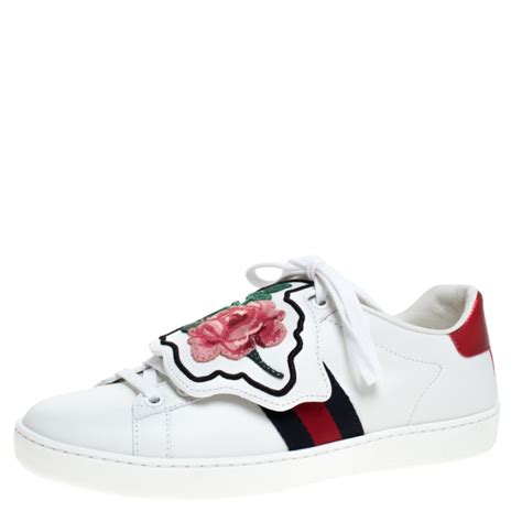 gucci patches sneakers|Gucci sneakers farfetch.